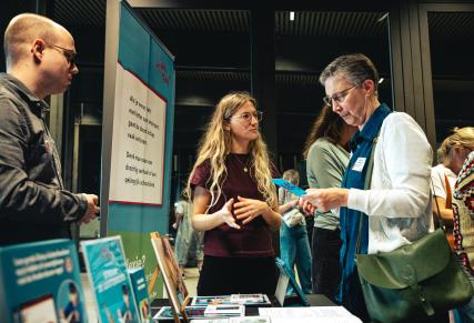 infostand van Luisterpunt