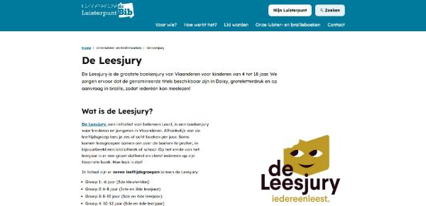 de Leesjury bij de Luisterpuntbib