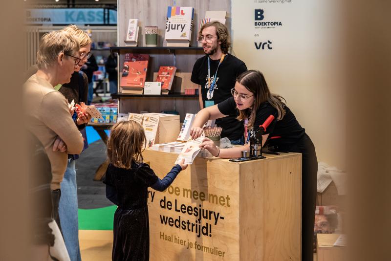 Leesjury-wedstrijd op Boektopia