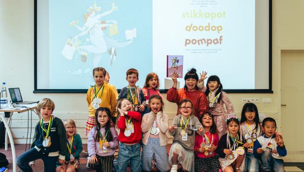 kinderen met illustrator